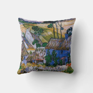 Coussin Van Gogh - Fermes près d'Auvers