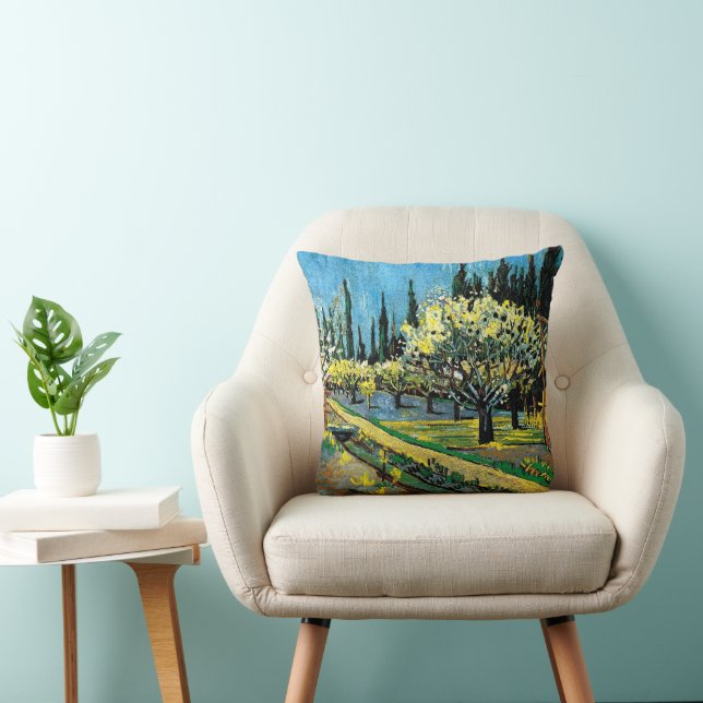 Coussin Van gogh - Flower Orchard (Chaise)