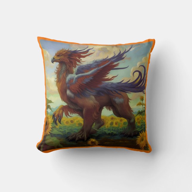 Coussin Van Gogh Griffin Nuit Et Jour (Recto)