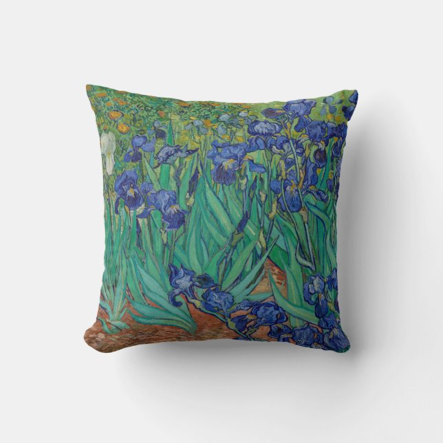 Coussin Van Gogh Irises (Recto)