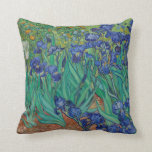 Coussin Van Gogh Irises<br><div class="desc">Van Gogh Irises PillowArt fonctionnel de notre artiste préféré. Beau coussin pour votre chambre ou canapé.
Irises de Van Gogh 1889Design des deux côtés.</div>