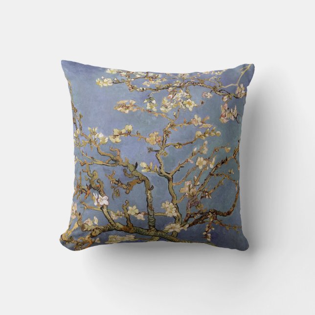 Coussin Van Gogh Painage en fleurs aux amandes (Recto)