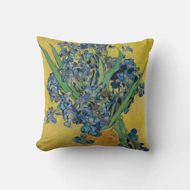 Coussin Van Gogh Vase avec l'impressionnisme classique d'I (Recto)