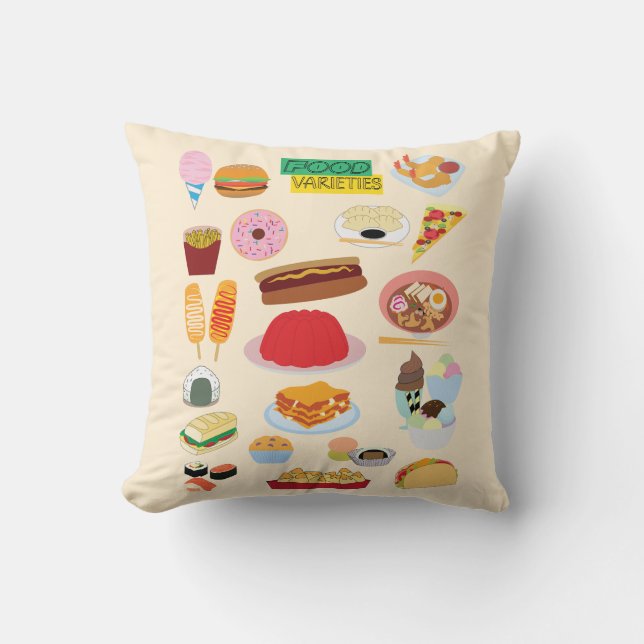 Coussin Variétés alimentaires (Recto)