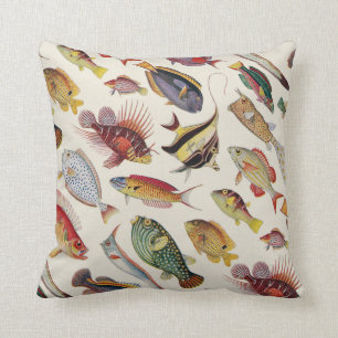 Coussin Variétés de poissons