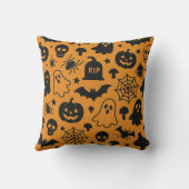 Coussin Various Halloween pattern images pliow (Verso)