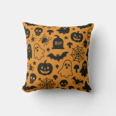 Coussin Various Halloween pattern images pliow (Recto)