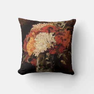 Coussin Vase avec oeillets par Vincent van Gogh