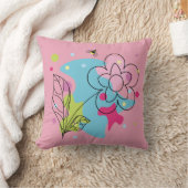Coussin Vecteur vectoriel tendance motif d'une fleur d'été (Couverture)