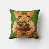 Coussin Vegan Gardener Chat (Verso)