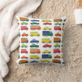 Coussin Véhicules de transport Enfants mignons (Couverture)