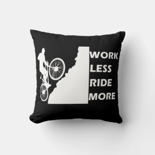 Coussin Vélo de Montagne Motivationnel - Citation de Cycli