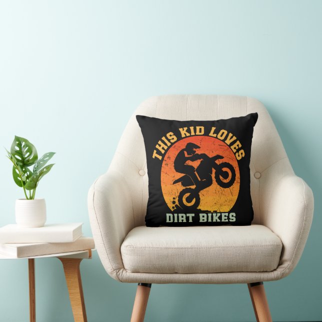 Coussin Vélo de terre drôle pour enfants (Chaise)