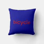 Coussin vélo ~ motos carrées (Verso)