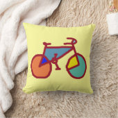 Coussin vélo ~ vélo coloré (Couverture)