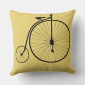Coussin Vélo Vintage personnalisé (Verso)