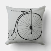 Coussin Vélo Vintage personnalisé (Recto)