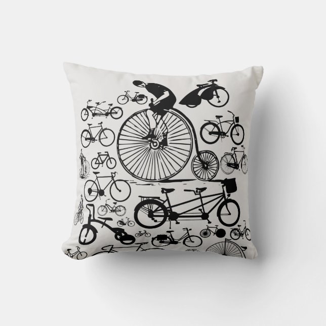 Coussin Vélos (Recto)
