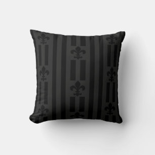 Coussin Velours noir