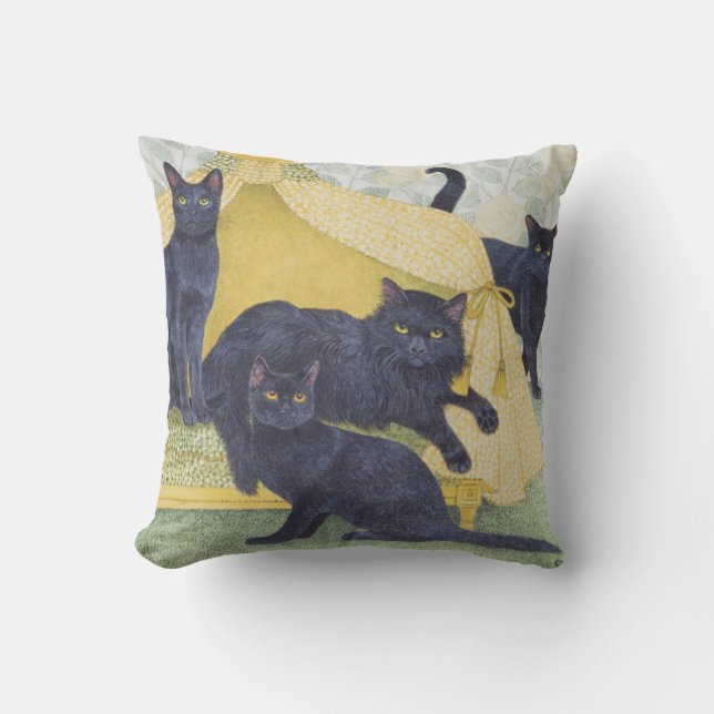 Coussin Velours noir (Recto)