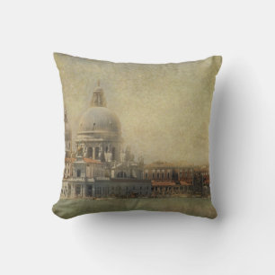 Coussin Venise vintage, église Madonna della Salute