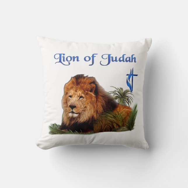 Coussin Vente de Lion de Juda (Recto)