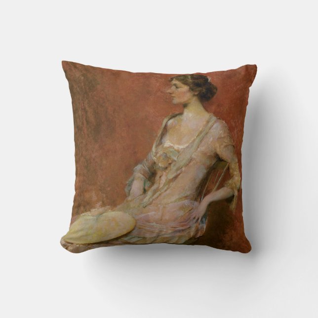 Coussin Ventilateur feuille de palme (Recto)
