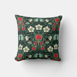 Coussin Vénus Flytrap et Blue Butterfly