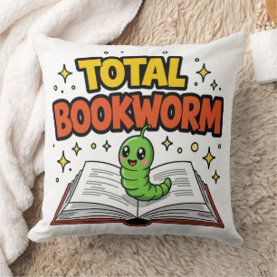 Coussin Ver de livre total