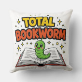 Coussin Ver de livre total (Verso)