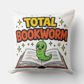 Coussin Ver de livre total (Recto)