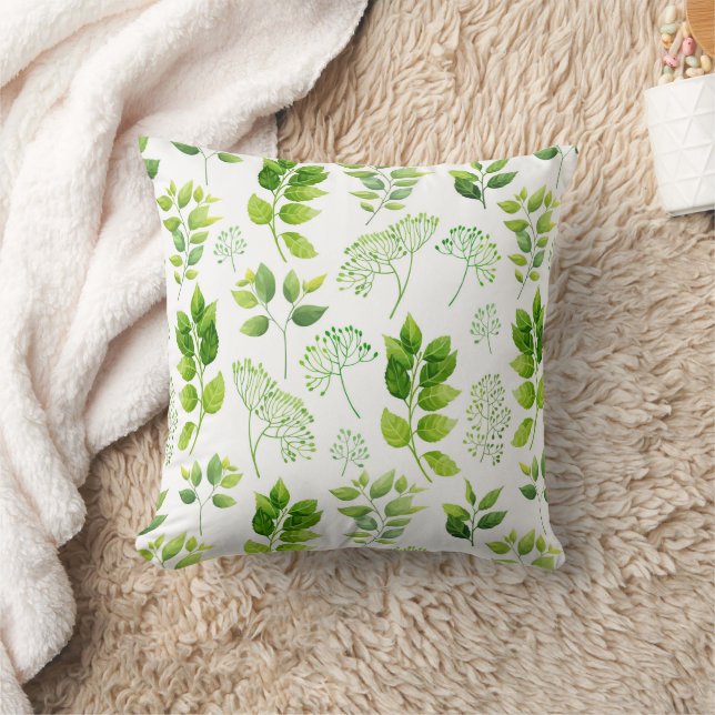 Coussin Verdure et Motif bio (Couverture)