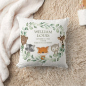 Coussin Verdure moderne Boy Birmingham Stats Boy Nursery (Couverture)