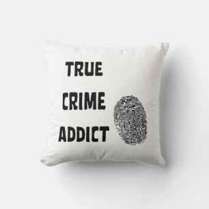 Coussin Véritable adepte du crime