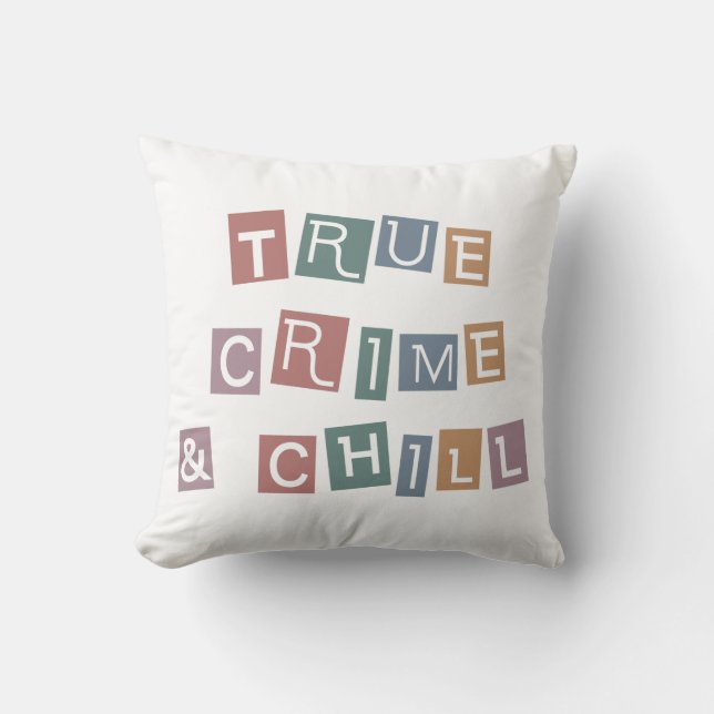 Coussin Véritable criminalité et refroidissement | Murder  (Recto)