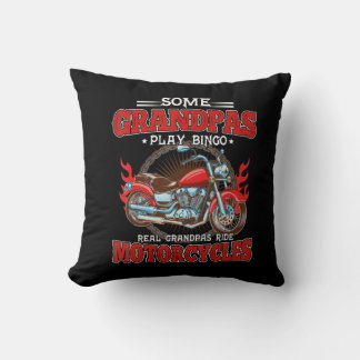 Coussin Véritable Grandpas Ride Motos Moto Lover