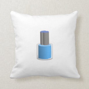 Coussin Vernis à ongles bleu