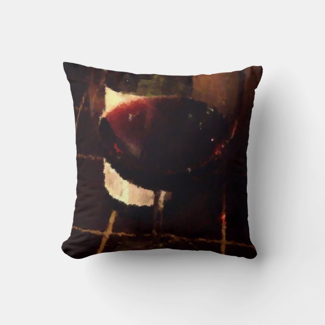 Coussin Verre à vin rouge (Recto)