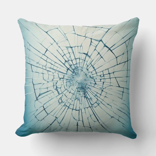 Coussin verre cassé, fissuré (Recto)