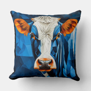 Coussin Verre cow coloré