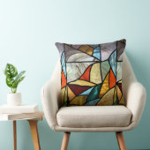 Coussin Verre multicolore Abstrait (Chaise)