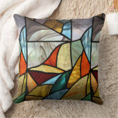 Coussin Verre multicolore Abstrait (Couverture)