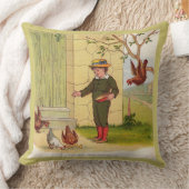 Coussin vers 1900 Alimenter les poulets (Couverture)