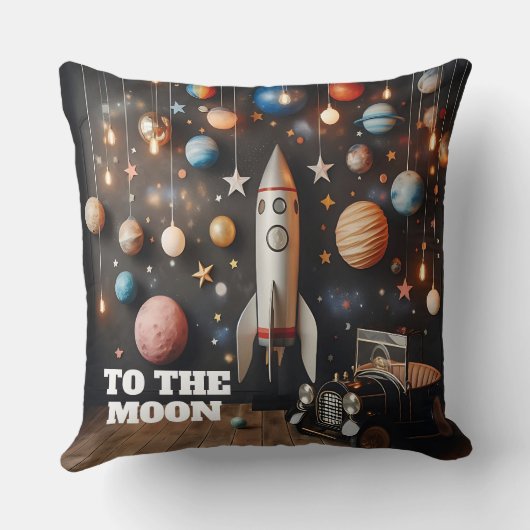 Coussin Vers la lune (Verso)