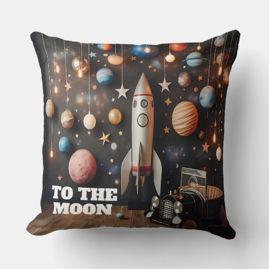 Coussin Vers la lune (Recto)