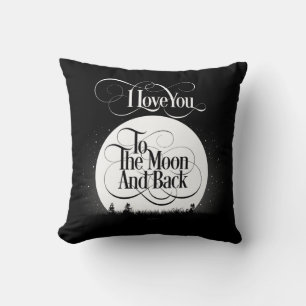 Coussin Vers La Lune Et Retour