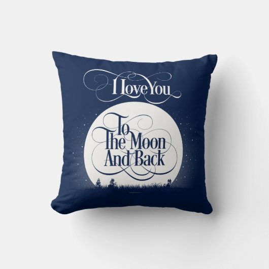 Coussin Vers La Lune Et Retour (Recto)