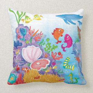 Coussin Vers le bas dans l'océan