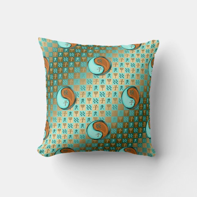 Coussin Verseau & Rat de Bois (Recto)