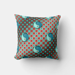 Coussin Verseau & Tigre d'eau